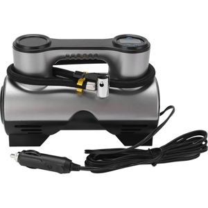 Genérico - Bombin Portatil Bicicletas Inflador 12V Motos Linterna Led