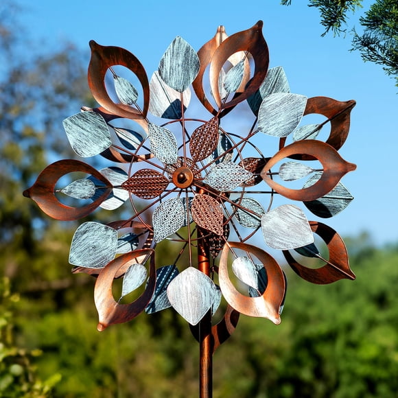Wind Spinner Lariander Outdoor, metal, 214 cm, para patio y jardín