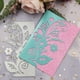 thumbnail image 3 of Plantillas De Troquelado De Metal Con Diseño De Flor De Diente De León Y Lirio Color Plata, 3 of 6