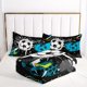 thumbnail image 5 of 3pcs Football Full Comforter Sets Full Bedding Sets Sports Theme Football Bedding Set Football Theme Bedroom Decor, 5 of 5