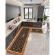 thumbnail image 4 of Set 2 Piezas Alfombra de Cocina Goma Antideslizante Diseño Estampado, 4 of 6
