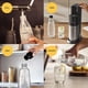 thumbnail image 4 of Máquina de agua con gas SodaStream E-Duo negra con CO2 60L, 4 of 7