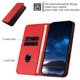 thumbnail image 4 of Funda Cartera Magnética para TCL 40R Protección Antichoque con Ranuras Rojo, 4 of 6