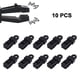 thumbnail image 2 of 10 clips para lona con mosquetón - Abrazadera resistente con tornillo de mariposa para toldos, caravanas, cubiertas de coche y piscinas con hebilla., 2 of 8