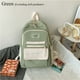 thumbnail image 1 of Nylon Large Capacity Backpack Teenage Pure Colour Schoolbag Women Men Waterproof Travel Rucksack Bags Student School Bag, 1 of 3