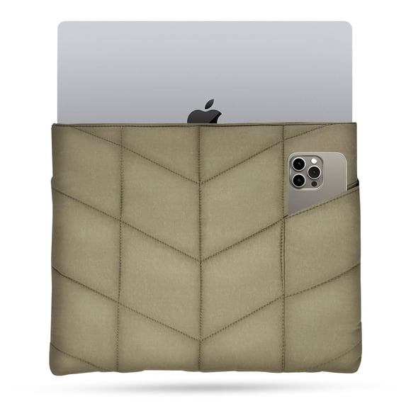 Funda para portátil UZBL Puffy 13-14 pulgadas para MacBook Air/Pro con puntada de diamante