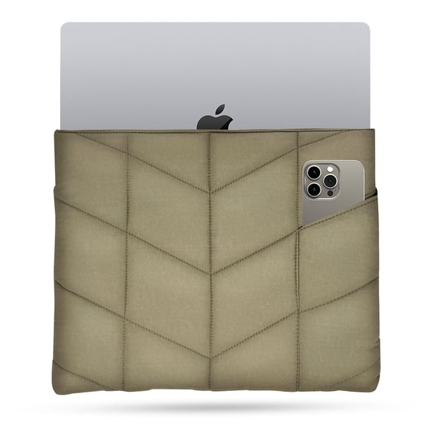 Funda para portátil UZBL Puffy 13-14 pulgadas para MacBook Air/Pro con puntada de diamante