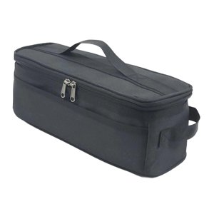 Ioensy - Bolsa De Transporte Para Parrilla, Cremalleras, Bolsa De Almacenamiento De Utensilios De Cocina Para Senderismo, Viajes Al Aire Libre, Negro