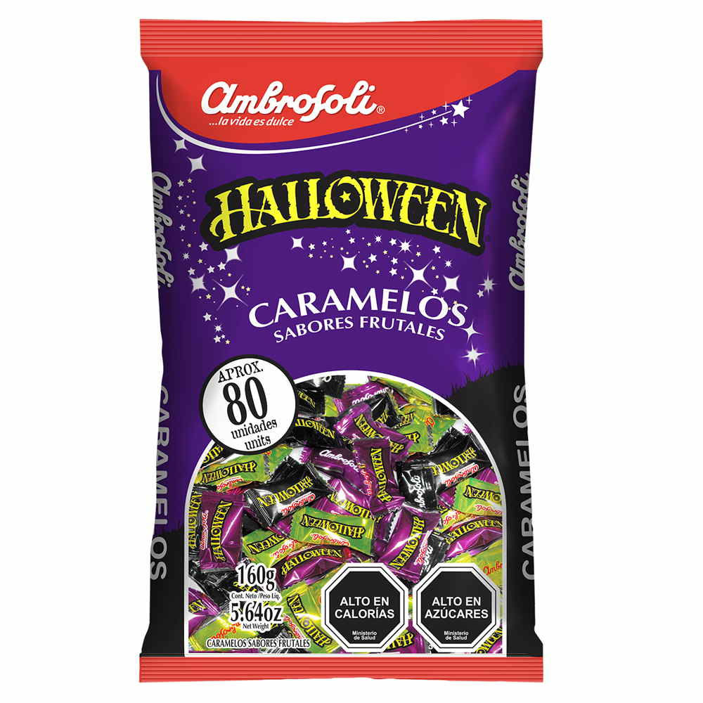 Halloween Caramelos Frutales 160 gr Ambrosoli