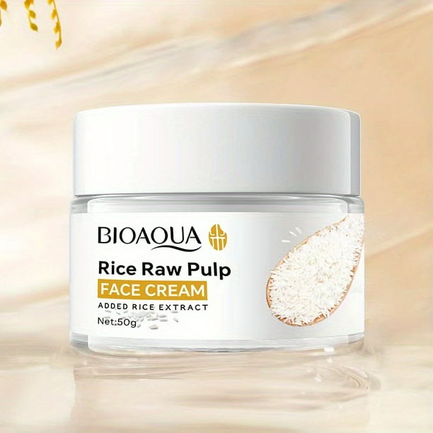 Moisturize and Smooth Skin Instantly with Rice Raw Cream - Natural Ingredients, Non Greasy, Suitable For All Skin Types!