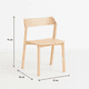 thumbnail image 4 of Pack de 4 Sillas de Comedor Madera Rover Viena Natural, 4 of 4