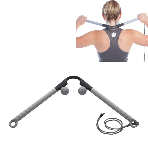 Herramienta de masaje para cuerpo y espalda, doble punto de presión