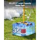thumbnail image 4 of Máquina de espuma VEVOR con ángulo ajustable, tanque de 35 L para fiestas, 4 of 9