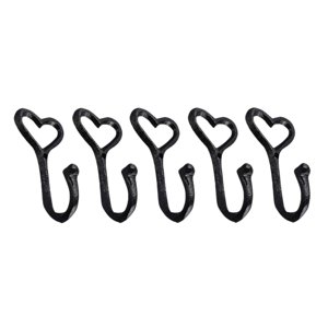 Magideal - Ganchos De Pared De Hierro En Mal , 5 Uds., Colgador De Bolsa Para Llaves De Montaje En Pared, Organizador, Ganchos De Pared Decorativos