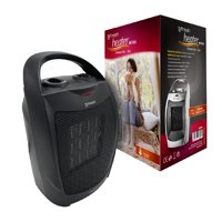 Termoventilador Estufa Calefactor Eléctrico 1500W Negra Bf-500 Bfresh