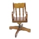 thumbnail image 1 of Silla De Escritorio Giratoria Para Casa De Muñecas A Escala 1:12, Decoración Del Hogar De Estilo Europeo De Madera, 1 of 5