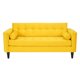 thumbnail image 1 of Sofa Retro 3 Cuerpos Felpa Amarillo, 1 of 6