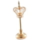 thumbnail image 2 of Corona De Oro Adorno De Candelabro Té Soporte De Luz Foto Prop Decoración De Mesa L, 2 of 5
