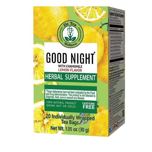 Té Dr. Tea Good Night Limón 20 bolsas 30 g