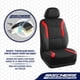thumbnail image 5 of Fundas de asiento de coche Skechers de espuma viscoelástica Air Cool Mesh, color rojo, 5 of 7