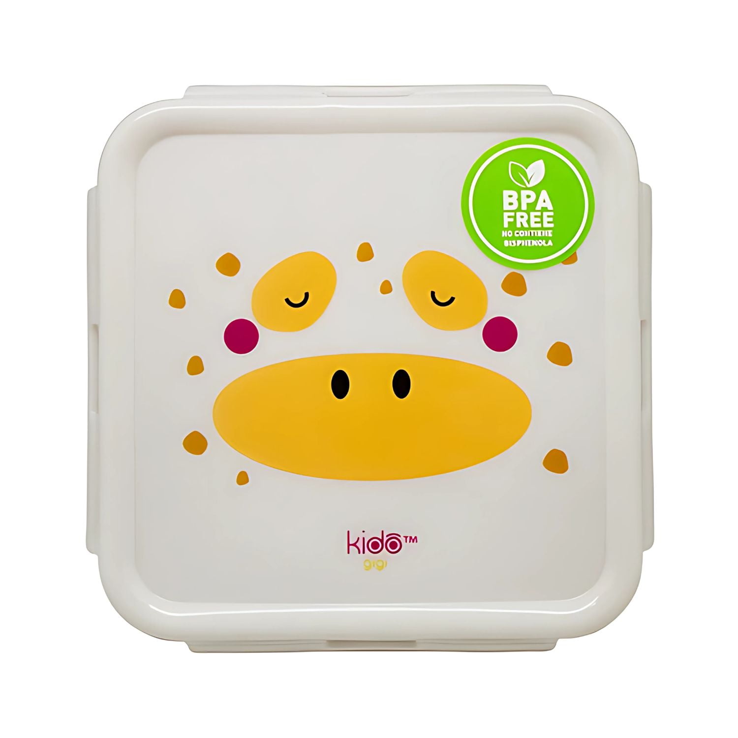 Kido - Pote Sandwich Hermético 500 Ml Diseño Jirafa - Ps