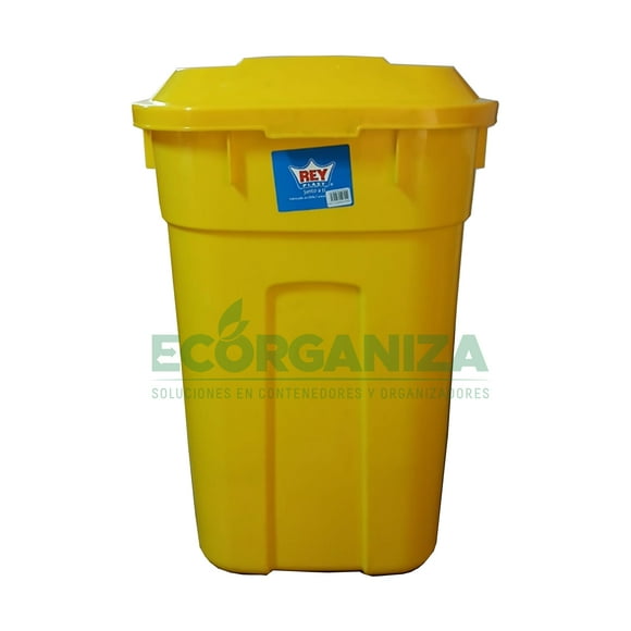 Contenedor de Basura de 120 Lts Amarillo