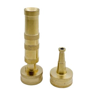 Magideal - Boquillas De Manguera De Latón, Boquilla De Manguera Giratoria, Accesorio De Pulverización A Presión Para Jardín, Boquilla De Barrido Por Chorro, Boqu
