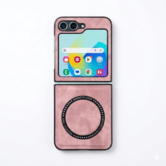 Carcasa Samsung Galaxy Z Flip 6 Aro Magsafe rosada