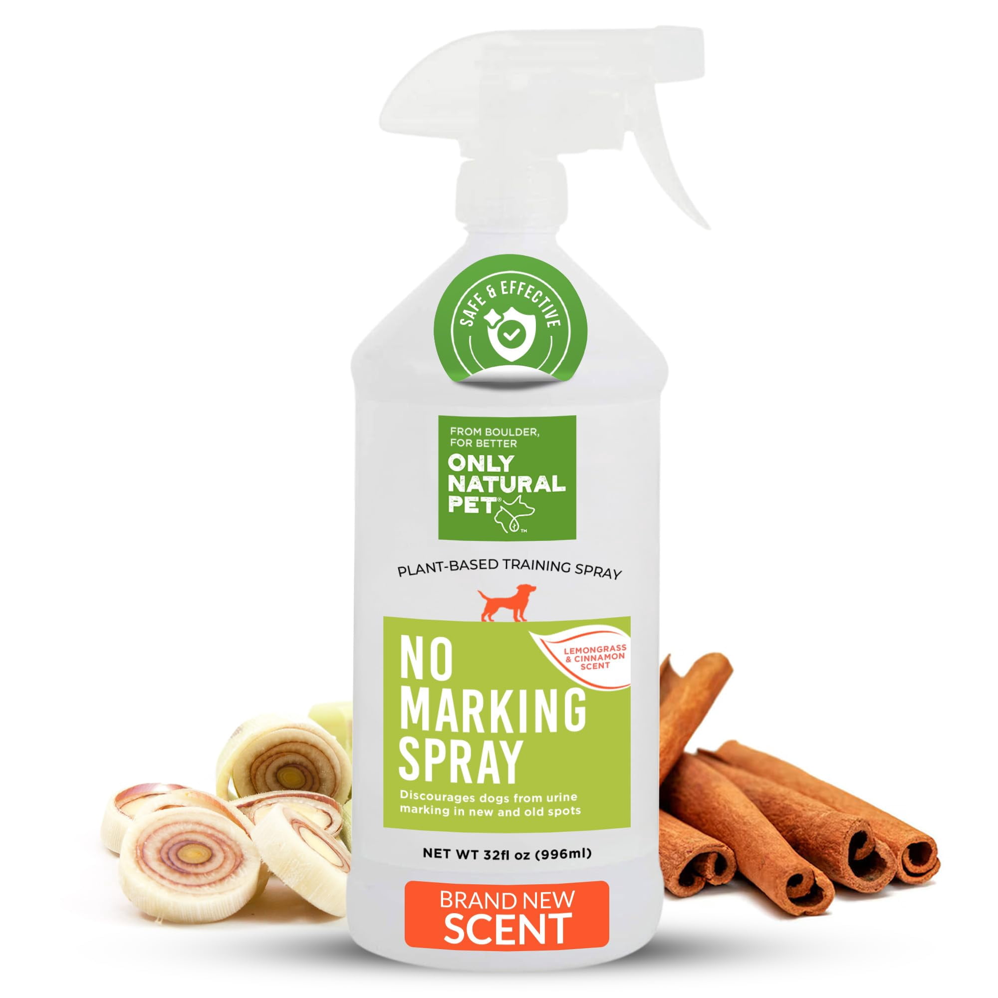 Only Natural Pet - Aerosol Disuasorio Solo Para Mascotas Naturales, Sin Marcas, 960 Ml Para Perros