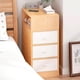 thumbnail image 2 of Velador angosto 3 cajones bicolor Chic Home, 2 of 3