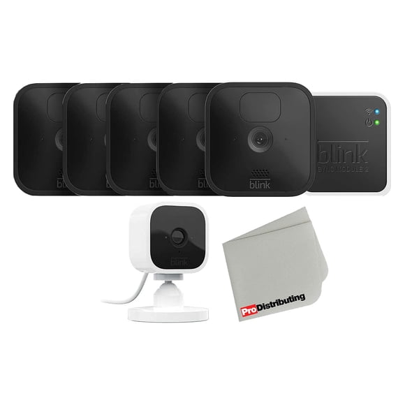 Cámara de seguridad inalámbrica outtkitywi - 5 unidades, color negro