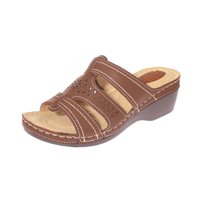 Vía Franca - Sandalia Confort Café Modelo Italiano