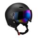 thumbnail image 3 of Casco De Esquí, Gafas Protectoras, Casco De Patineta Para Deportes De Invierno Al Aire Libre, Negro, XL, 3 of 5