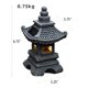 thumbnail image 3 of Linterna Gardenfans de 17 cm para jardín, decoración Zen con LED solar, 3 of 7