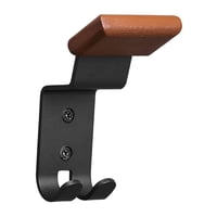 Magideal - Soporte De Pared Para Casco, Almacenamiento, Fácil De Instalar, Con 2 Ganchos, Colgador Para Casco, Abrigos, Gorras De Fútbol, Equipo De Béisbol. 75 X 5 X 155 Cm