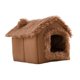 thumbnail image 2 of Caseta Para Perros Suave Con Forma De Cueva Cálida Extraíble Y Multifuncional Con Cojín Marrón S, 2 of 5