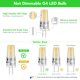 thumbnail image 5 of Bombilla LED BUBO G4 de 2 W, 30 W, equivalente a 3000 K, luz blanca cálida, 250 lm, 12 V, 5 of 7