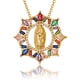 thumbnail image 1 of Gorgeous Women's Copper Virgin Mary Pendant Necklace - Perfect Holiday Gift for Believers!, 1 of 5