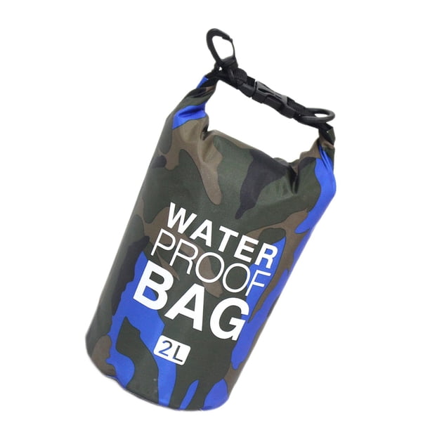 Bolsa Seca, Correa de Hombro Ajustable Impermeable para Canotaje, Kayak, Pesca, Rafting, Natación, Camping, Snowboard, Bolsa de Almacenamiento para La , Un azul