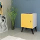 thumbnail image 2 of Velador Con Puerta Retro Blanco Amarillo, 2 of 3
