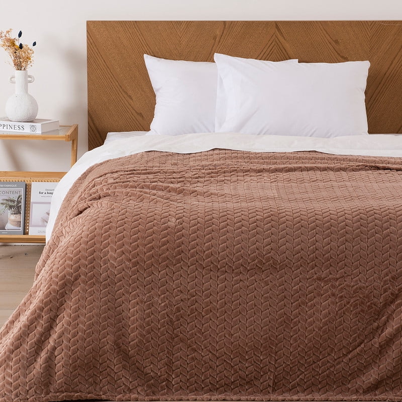 Mashini - Frazada Jqd Flannel Nevada King Nude