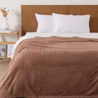 Mashini - Frazada Jqd Flannel Nevada King Nude