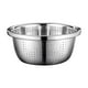 thumbnail image 3 of Colador De Acero Inoxidable Para Cocina, Colador De Alimentos Grueso Resistente, 22cm, 3 of 3