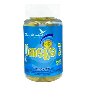 Omega 3 60 Cápsulas Green Medical Sabor Neutro