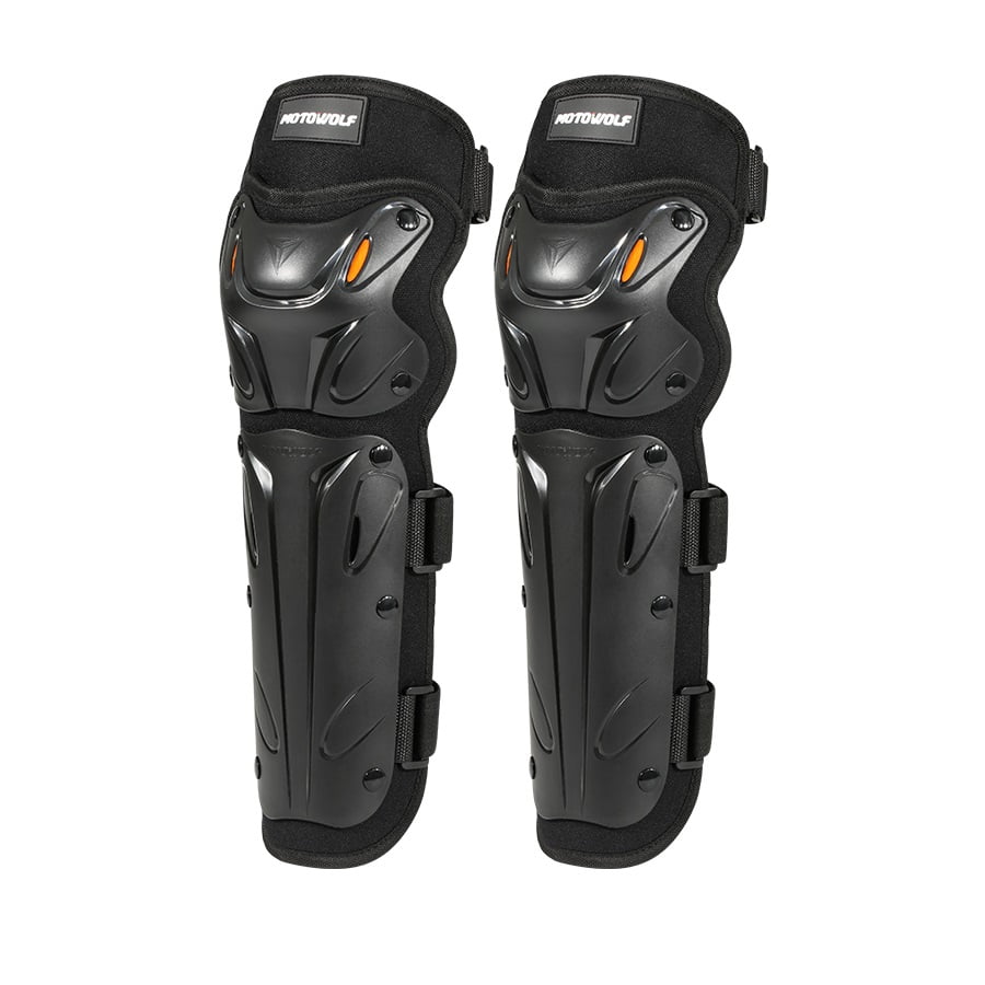 Rodilleras Largas Para Motociclismo Y Deportes Motowolf 1010