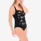 thumbnail image 3 of Traje Baño Drapeado Flores Mujer 32851-114, 3 of 5