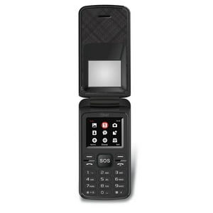 Mlab - Telefono Senior Tipo Almeja 4G Visor Negro 9312