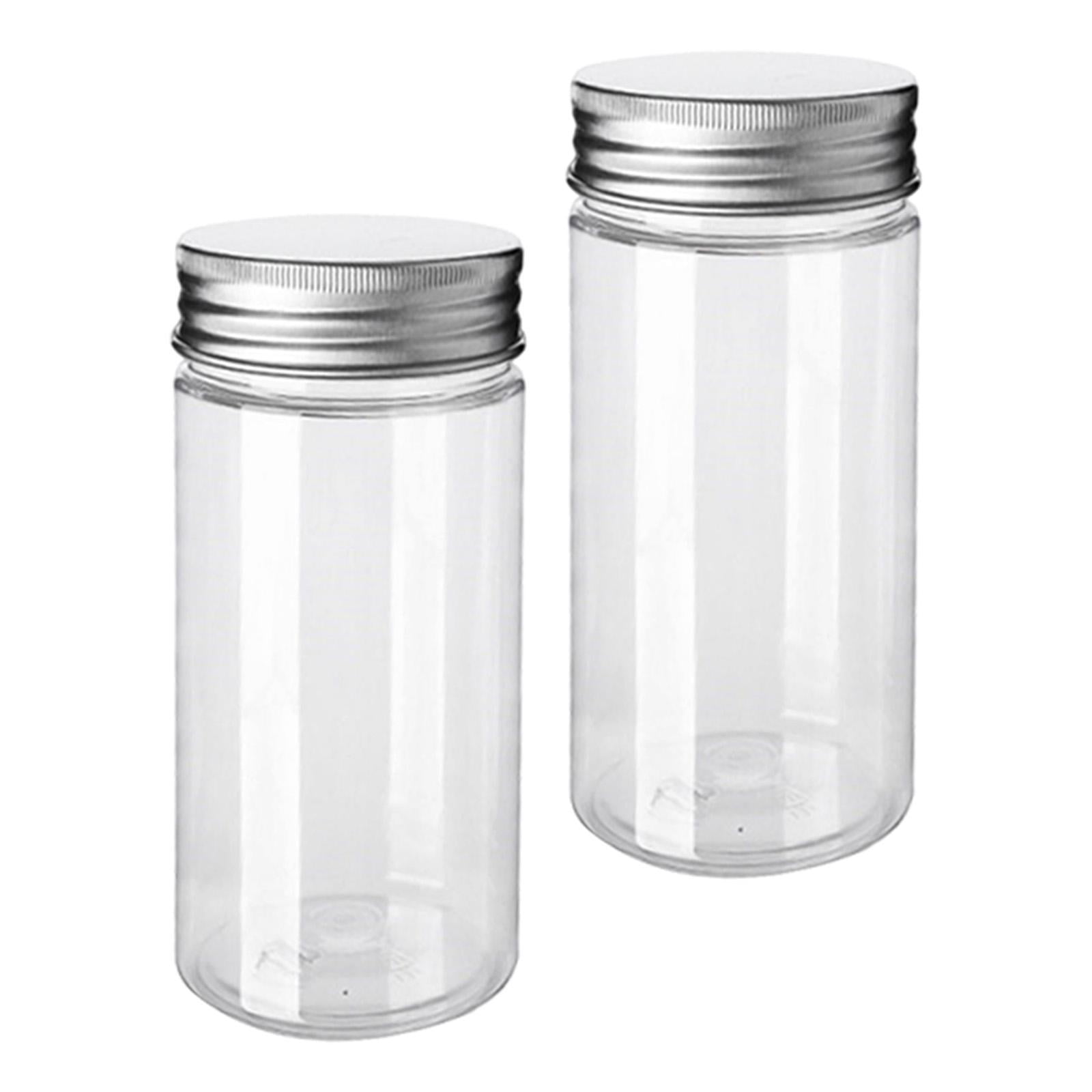 Bothyi - 2 Frascos Transparentes Con Tapa Hermética Para Crema, Especias Y Pasta.