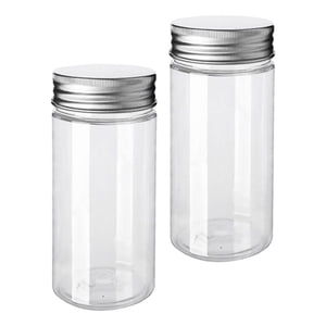 Bothyi - 2 Frascos Transparentes Con Tapa Hermética Para Crema, Especias Y Pasta.