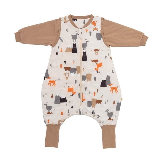 Slumbersac - Saco De De Dormir Mountain Long Con Calcetines Antideslizantes, 18-24 Meses, Tog